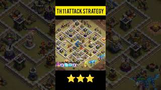 Th 11 attack strategy shortsfeed coc edragon [upl. by Osher874]