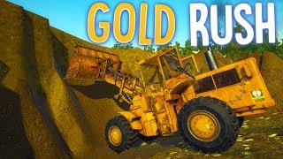 Gold Rush  Deep Pit Gold Digging  New Mine Site amp A Bulldozer  Gold Rush The Game Gameplay [upl. by Shae]