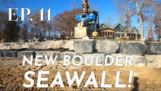 New Boulder Seawall Local Landscapers Weekly Episode 11 [upl. by Leuqar604]