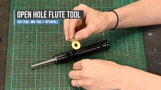 MusicMedic  Open Hole Flute Pad Tool [upl. by Chap]