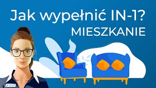 Podatek od nieruchomości MIESZKANIE Jak wypełnić IN1 Przykład [upl. by Ausoj]