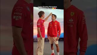 🔥Carlos Showing Alexandra Who’s the Real F1 WAG 😏shorts f1 carlossainz charlesleclerc [upl. by Chrystel]