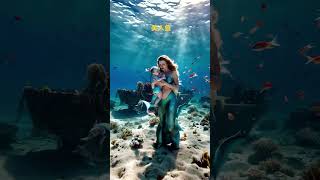 Mermaid Let’s take a look at the underwater world Beautiful moments underwater Mermaid [upl. by Kcirdnekal]