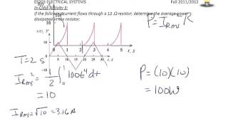 ES203 Lec 92 RMS value Power Calculations [upl. by Zildjian]