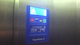 ThyssenKrupp Elevator At The Lisburn Train Station For nirtrainman [upl. by Konopka434]