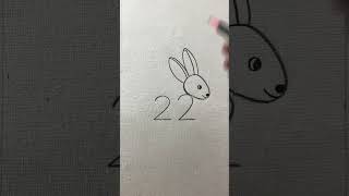 How to draw a rabbit with pencil ASMR [upl. by Jaeger293]