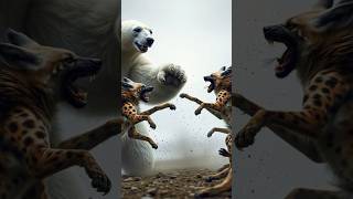 Polar Bear vs Hyena Arctic Predator vs Savanna Scavenger [upl. by Neerahs887]