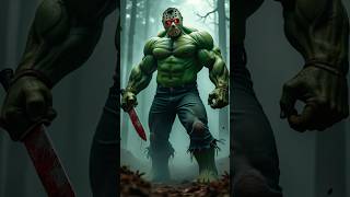 Hulk vs Halloween Jason Viernes 13  Freddy A Nightmare on Elm Street  Michael Myers Halloween [upl. by Qiratla82]