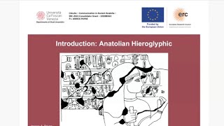 Annick Payne — Classifiers in the Anatolian Hieroglyphic Script [upl. by Akym]