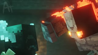 Warden Vs Redstone Golem Minecraft Animation [upl. by Einre]