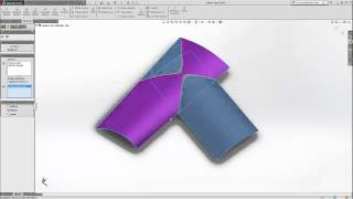 SOLIDWORKS – Trim Surfaces [upl. by Suirauqed667]