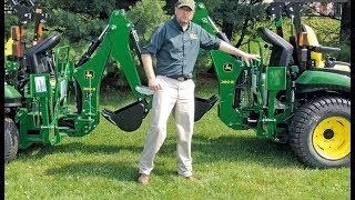 Comparing the John Deere 1025R and 2025R Compact Utility Tractors [upl. by Enitsrik]