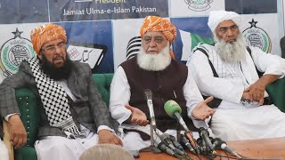 Maulana Fazal ur Rehman Press Conference in Karachi 3 March 2024 [upl. by Sprung471]