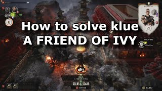 MK1 Invasions  How to solve klue A FRIEND OF IVY in Fire Temple mesa [upl. by Atinid564]