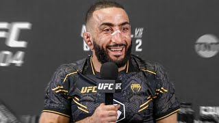 Belal Muhammad PostFight Press Conference  UFC 304 [upl. by Nonregla]