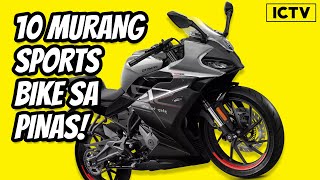 Top 10 Murang Sport Bike sa Pilipinas  budget sports bike philippines [upl. by Shirlie]