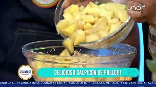 SALPICON DE POLLO  Cocinero Alexander Ayala [upl. by Herson108]