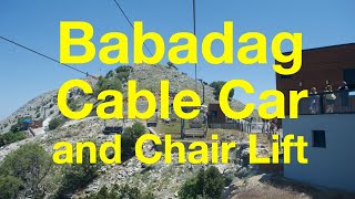 Babadag Cable Car  bottom to the top [upl. by Aslam]