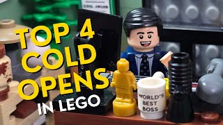 Top 4 of the Coldest Opens From The Office In LEGO [upl. by Ramiah]