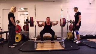 Martin BW 1051 kg Low Rep Squat 163 kg [upl. by Ettenor]