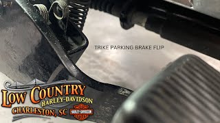 Doc Harley’s Trike Parking Brake Flip [upl. by Sunderland]