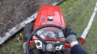 Tidying and Digging with the Massey Ferguson 1220 Tractor [upl. by Ahseyk650]