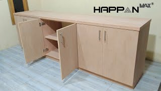 Membuat Sendiri Lemari Kabinet dari Triplek Mudah dan Cepat Menggunakan Plywood HAPPANMax® [upl. by Elatsyrk]