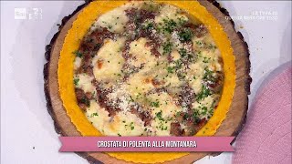 Crostata di polenta alla montanara  È sempre mezzogiorno  28022024 [upl. by Eilatan]