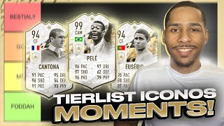 🏆 TIERLIST de ICONOS MOMENTS en FIFA 22 [upl. by Mikeb]