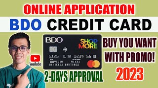 PAANO KUMUHA NG CREDIT CARD SA BDO  ONLINE BDO CREDIT CARD REGISTRATION 2023 [upl. by Lantha]