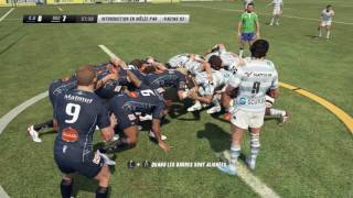 CASTRES  RACING 92  Rugby Challenge 3 PCFR [upl. by Cirillo]