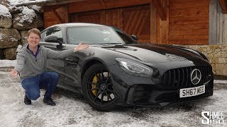 My AMG GT R is Truly a Schneemobil  VLOG [upl. by Feirahs]