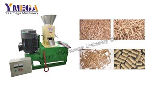 SKJ350 400500kgh Biomass wood pellet machine working video [upl. by Neltiac483]