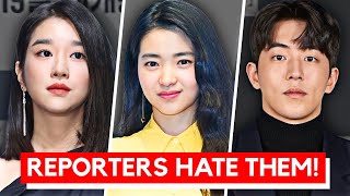 The RUDEST Korean Actors According To Reporters amp Staff [upl. by Halueb]