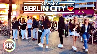 Berlin Kreuzberg Germany Best Nightlife in the City 4K Walking Tour in Summer with Captions [upl. by Stulin]