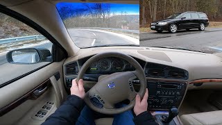 2005 Volvo V70 24D 163 Hp POV Test Drive DRIVEWAVE1 [upl. by Xyno]