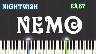 Nightwish  Nemo Piano Tutorial  Easy [upl. by Zebe]