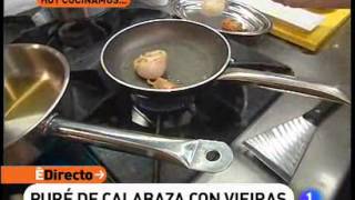 Receta de Pure de calabaza con vieiras ED [upl. by Trotta]