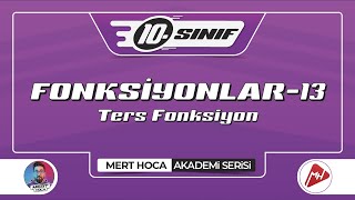 Fonksiyonlar13  Ters Fonksiyon  10Sınıf Konu Anlatımı  Akademi Serisi [upl. by Llecrad]