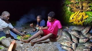 EPIC TILAPIA CATCH amp COOK WPAPPY amp TEABAG 🐟🐠nightadventure [upl. by Barrus]