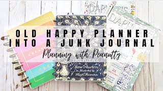 Turning an Old Happy Planner into a Junk Journal  Repurpose amp Reuse  Daphnes Diary [upl. by Kaufman997]