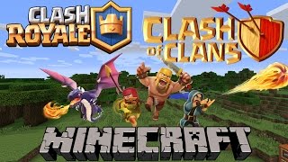 Minecraft Mods  Clash Of Clans amp Clash Royale  Clash Of Mobs Mod Showcase Review 18 [upl. by Nnyloj]