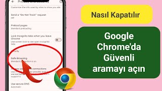 Google Chromeda Güvenli Arama Nasıl Açılır Android  Google Chromeda güvenli aramayı kapatın [upl. by Ilram]