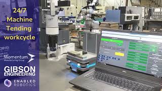 Automating Machine Tending Workflow with ERFLEX Case Momentum Manufacturing Group [upl. by Adnauqal299]