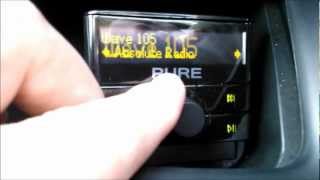 Pure Highway 300Di incar DAB adaptor review [upl. by Roselba]