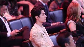 FANCAM 230325 Wang Yibo ♡ Xiao Zhan  Weibo Night 2022 [upl. by Sprage]