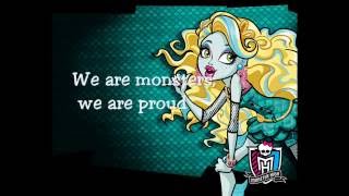 Monster High  We are monsters Lyrics [upl. by Ritz]