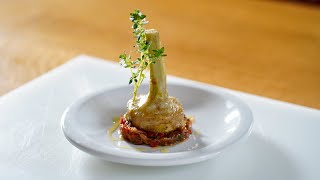 Onion Marmalade Stuffed Artichokes – Bruno Albouze [upl. by Alolomo]