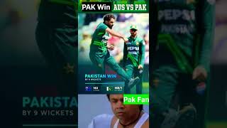 PAK vs AUS 2nd Odi  Pakistan Beat Australia ausvspak shorts ytshorts [upl. by Magnum915]