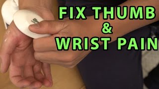 Fix Thumb and Wrist Pain With This Hack  GUA SHA [upl. by Willi243]